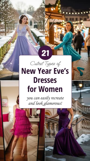 21 New Year's Eve Dress Outfits That'll Make You Shine 2025 β¨π | Best NYE Dress Ideas | Stunning Holiday Looks for Every Style