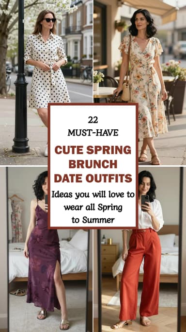 22 Spring Brunch Date Outfits for Women 2026 🌸🥂 | Chic & Cute Outfit Ideas