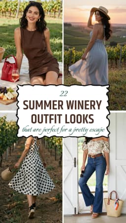 22 Best Summer Winery Outfits for Women 2026 π·πβοΈ