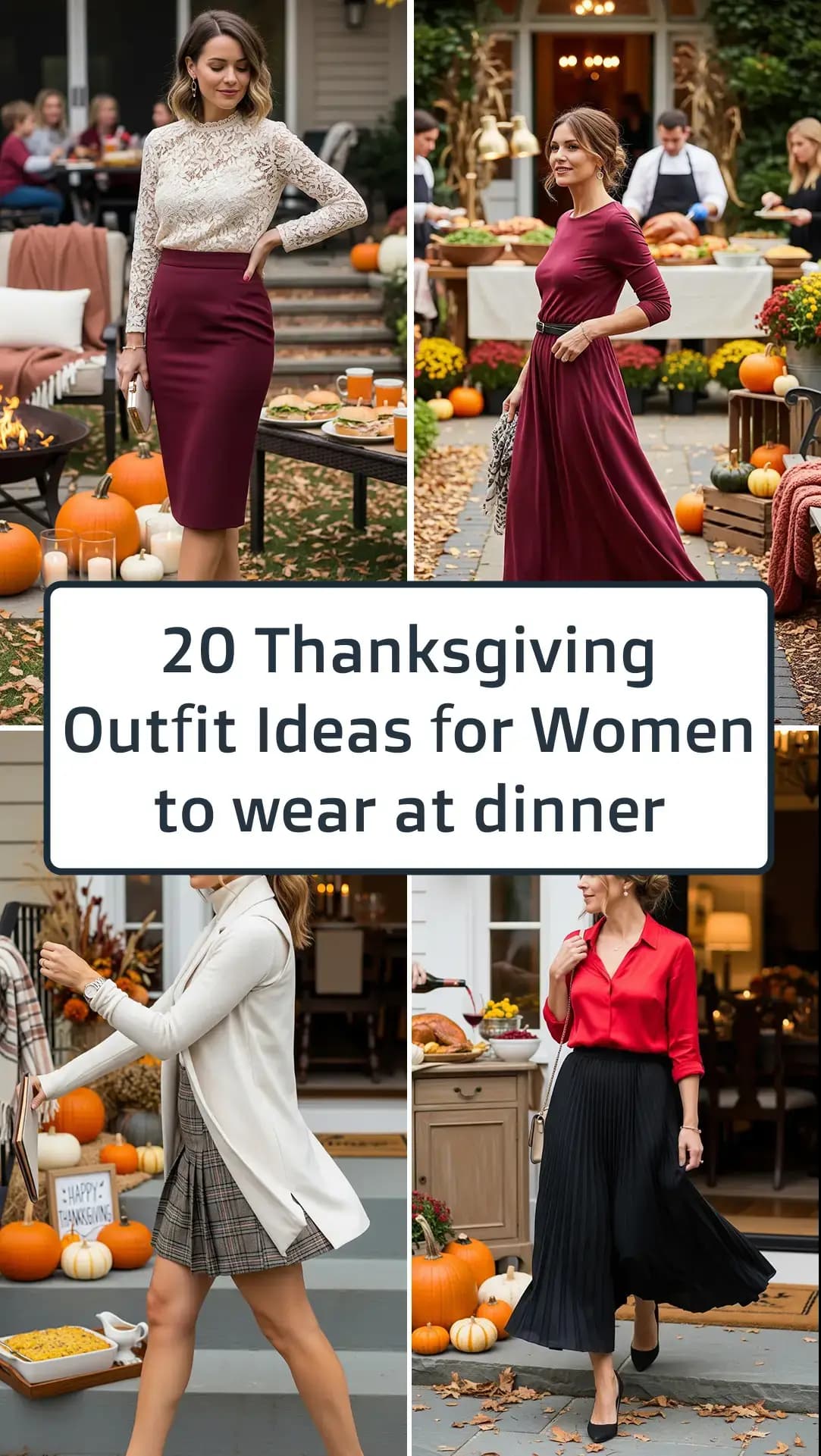 20 Elegant Thanksgiving Dinner Outfits 2026