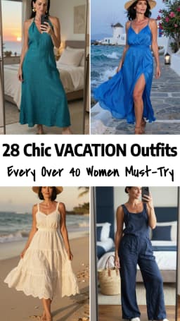 28 Stylish & Comfortable Vacation Outfits for Women Over 40 in Spring 2026 🌸✈️ | Chic Travel Wardrobe Essentials & Resort Wear Ideas