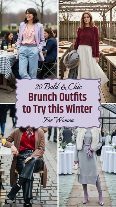 20 Winter Brunch Outfits for Women 2025 ββ¨ | Best Winter Brunch Outfit Ideas | Cozy & Chic Style for Your Brunch Dates | Trendy Winter Brunch Fashion