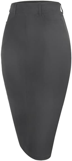 Cotton Work Pencil Skirt