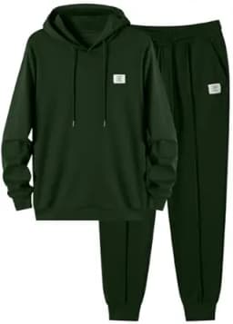 Green Knit Jogger Set