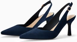 Slingback Kitten Heels