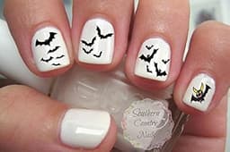 Halloween Bats Nail Art Decals