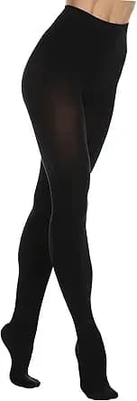80 Denier Soft Opaque Tights (Black)