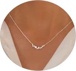 Gold Plated Cubic Zirconia Pendant Necklace