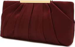 Burgundy Clutch Evening Bag