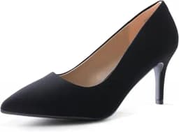 DREAM PAIRS Women\'s High Stiletto Heels Closed Pointed Toe Dress Pumps Shoes for Wedding Work Office Business, 3 Inches
