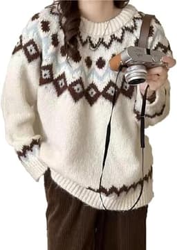 Fair Isle Sweater Casual