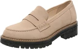 Platform Chunky Penny Loafers (White)