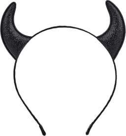 Glitter Devil Horns Headband