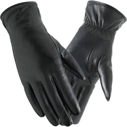 Winter Leather Gloves for Women