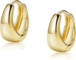 Gold Huggie Earrings