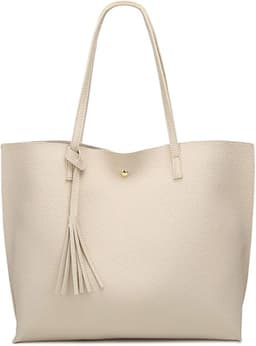 Soft Faux Leather Tote Shoulder Bag