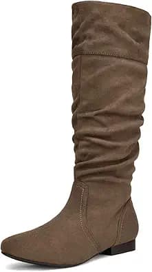 Taupe Knee Boots