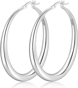Sterling Silver Hoop Earrings
