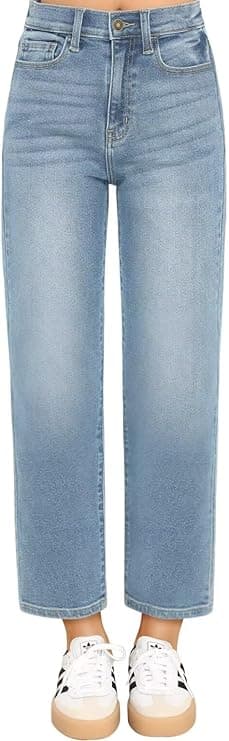 Women's Cropped Straight Leg Jeans
