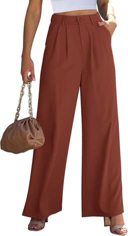 High Waisted Wide Leg Pants for Women