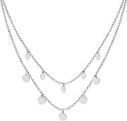 Sterling Silver Multi-Row Layered Necklace