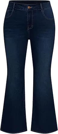 High Waisted Flared Bell Bottom Jeans