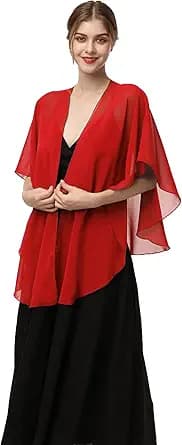 Shawls and Wraps for Evening Dresses Sheer Chiffon Women Elegant Soft Silky Scarf Scarve Wedding Bridal Stole