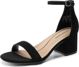 Womens Low-Chunk Low Heel Pump Sandal
