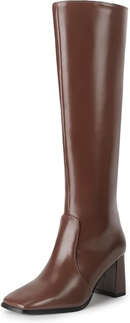 Knee High Boots (Brown)