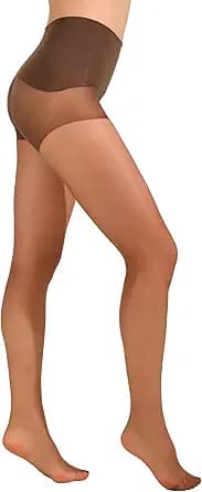 EVERSWE Women\'s Seamless Control Top Tights 15D, No Seam Pantyhose