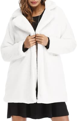 Womens Winter Warm Faux Fur Coats