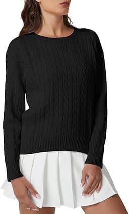 Cable Knit Sweater for Women