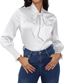 Satin Blouses for Women