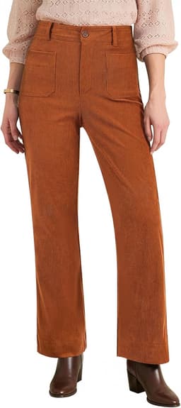 Corduroy Pants Women High Waisted