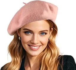 French Wool Beret Hat (Beige)