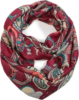 Graphic Print Infinity Scarf