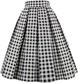 Pleated Vintage Skirt Floral