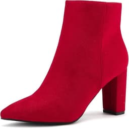 Women's Chunky Heel Ankle Booties