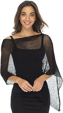 Sheer Poncho Shrug Bolero