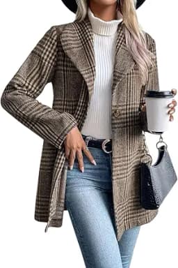 utcoco Womens 2025 Business Casual Blazers Long Sleeve Open Front Work Office Blazer Jacket