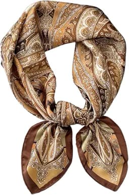 Satin Printed Scarf Belt