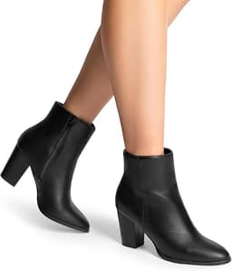 Ankle Boots Chunky Block Heel