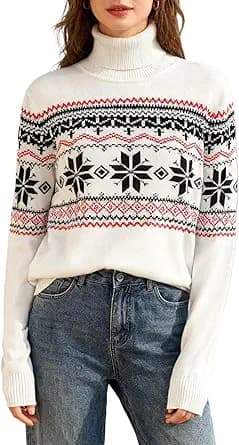 Women's Turtleneck Knit Sweater