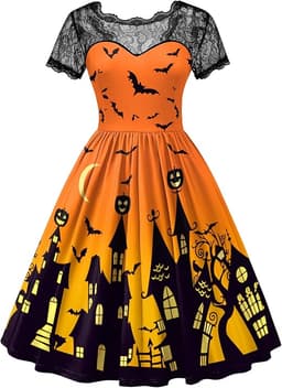 Party Vintage Witch Dress