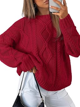 Oversized Cable Knit Sweaters