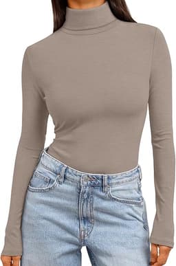 Turtleneck Long Sleeve Shirts