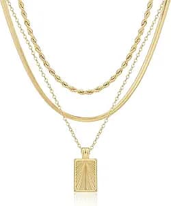 Layered Gold Necklaces