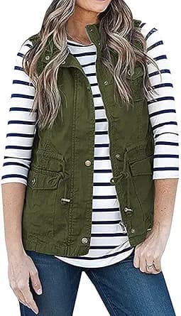 Lightweight Utility Military Vest (Olive)
