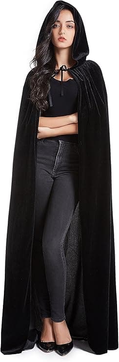 Halloween Costume Cape Hooded