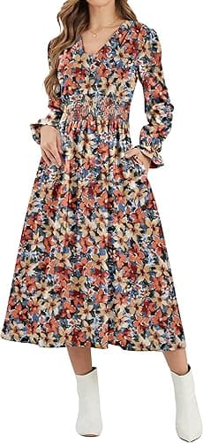 Long Sleeve Midi Dress